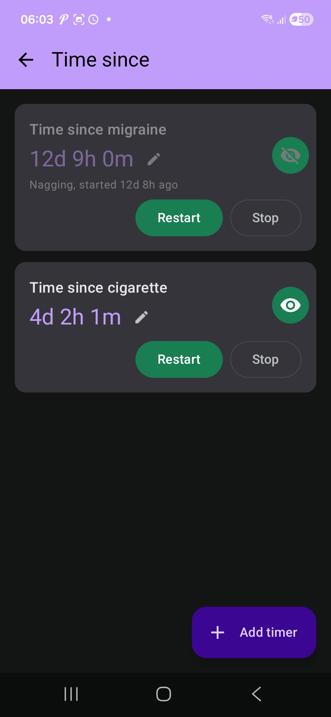 ADHDreminder screenshot