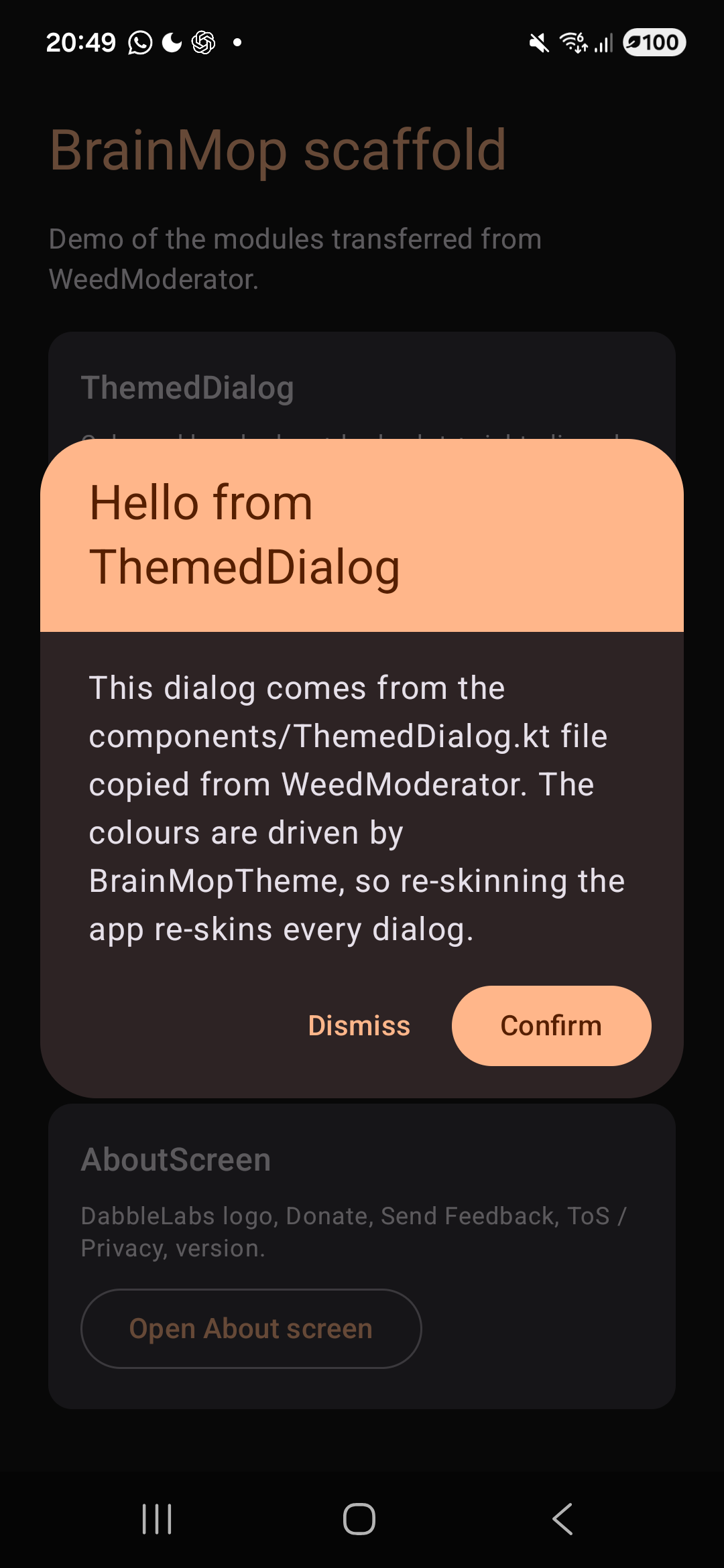 BrainMop screenshot
