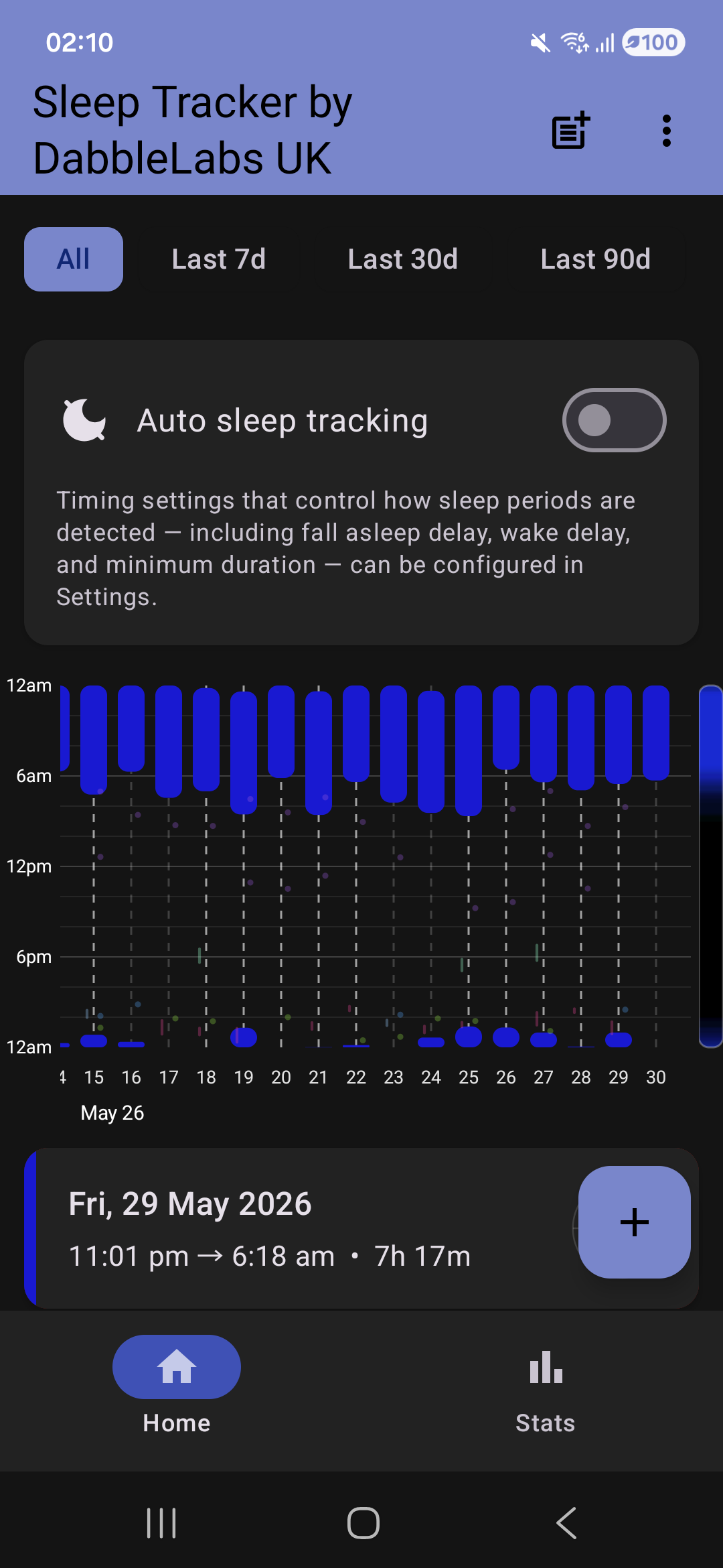 SleepTracker screenshot