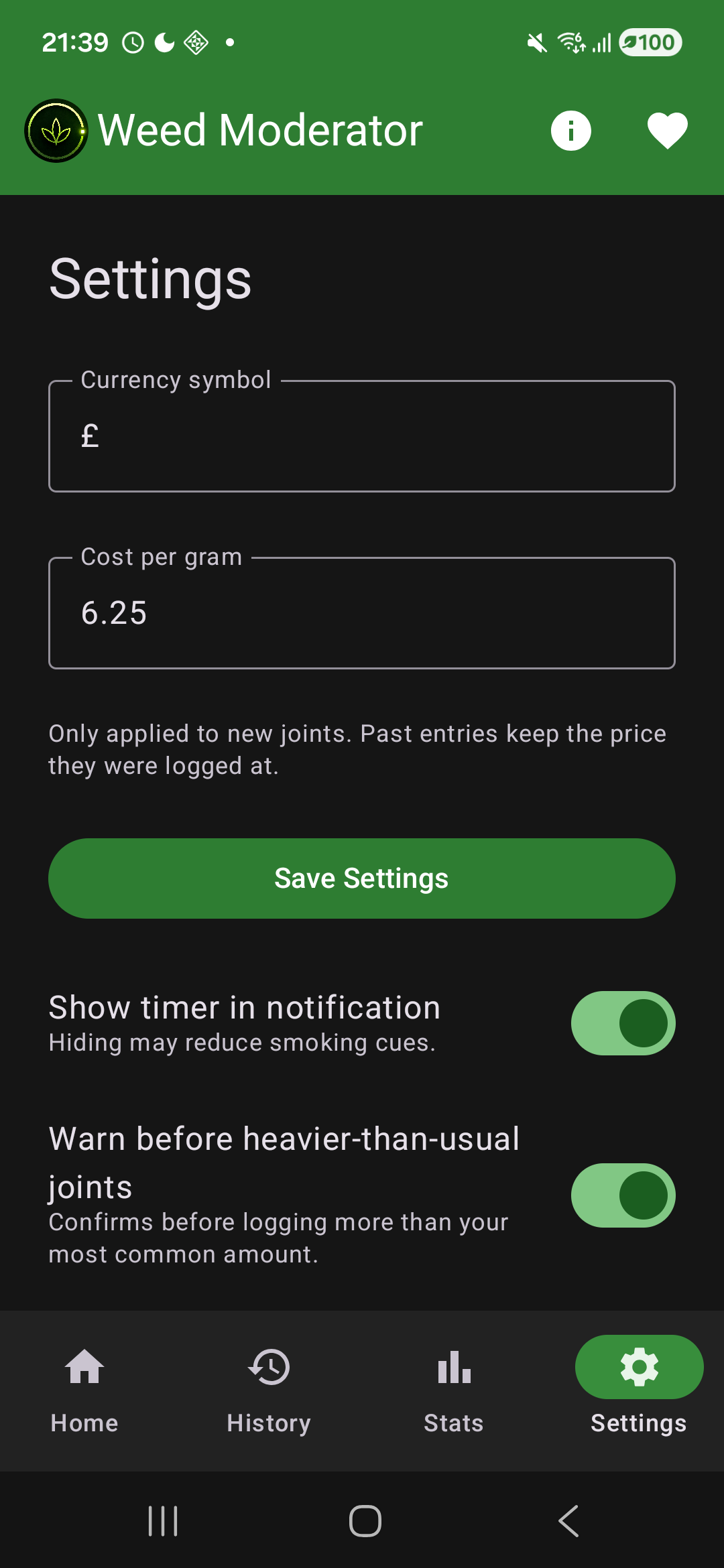 Weed Moderator screenshot