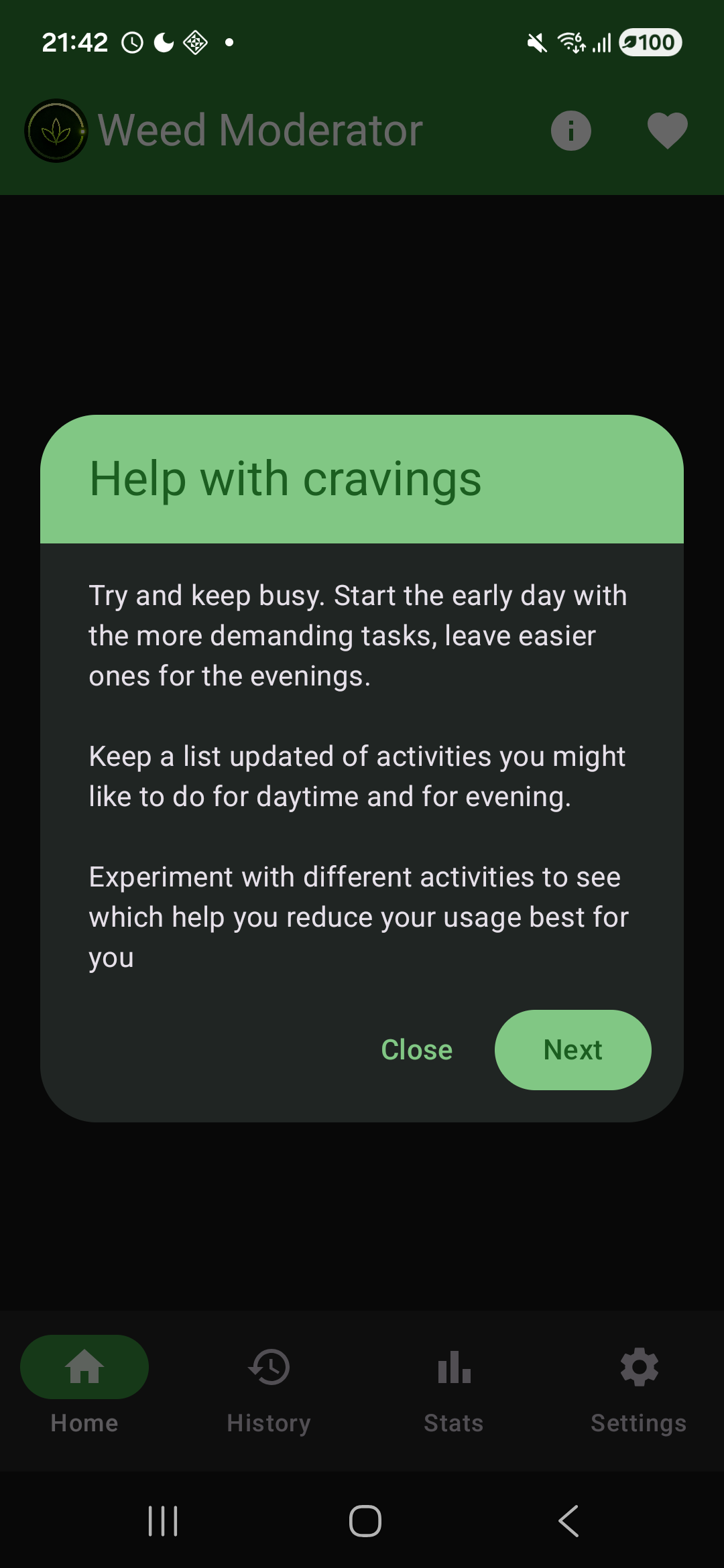 Weed Moderator screenshot